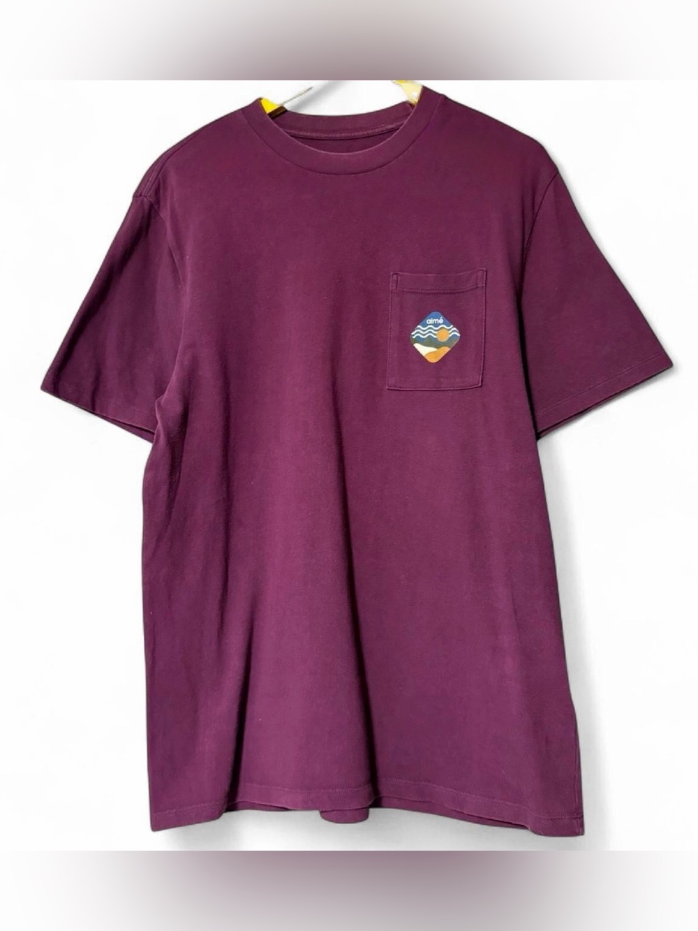 Aime Leon Dore purple pocket tee Size M new balance